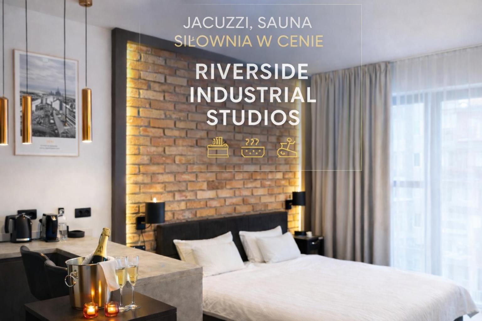 Riverside Industrial Studios - Sauna - Gym -Air-Conditioning-Spa-Fitness